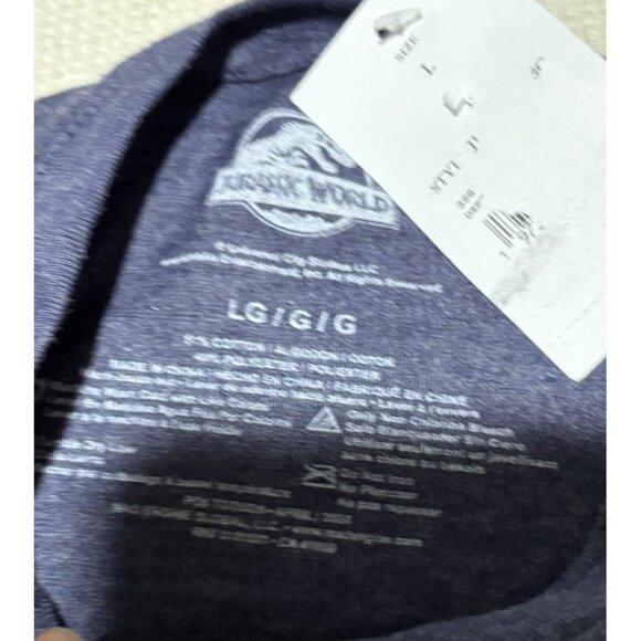 Boys' Jurassic World Mosa Saurus Short Sleeve T-Shirt L Blue - NWT - Picture 3 of 7